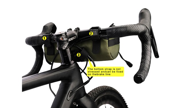 Сумка на кермо Rhinowalk Roll 2.4 л - дополнительное фото 12