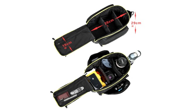 Сумка на багажник Rhinowalk Multifunctional 17 л - дополнительное фото 7