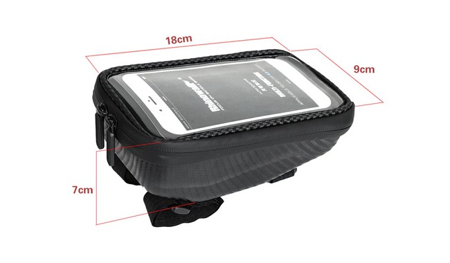 Сумка на кермо Rhinowalk Bike Phone 6.5 - дополнительное фото 6