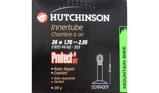 Камера 26" Hutchinson Protect'Air MTB 26x1.7-2.35" Schrader 32 мм - фото 1