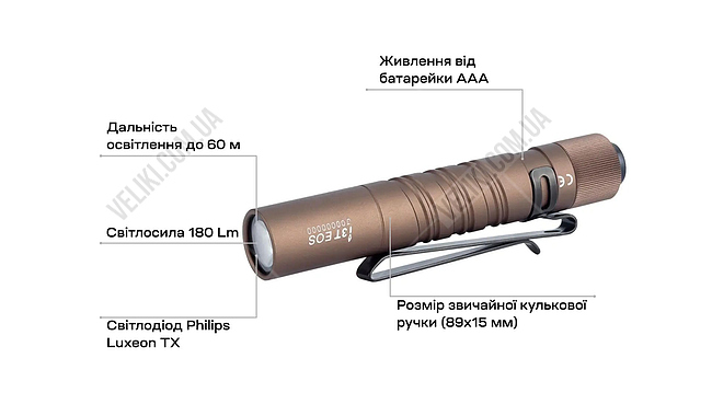 Ліхтар Olight 13T EOS - дополнительное фото 7