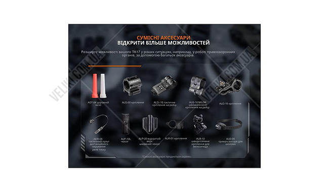 Фонарь Fenix TK17 - дополнительное фото 8