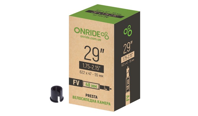 Камера 29" ONRIDE Classic 29x1.75-2.15" Presta 48 мм Box Add - фото 1