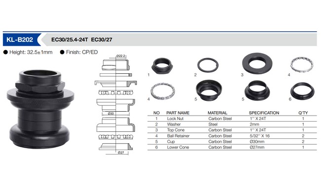 Рульова колонка Kenli KL-B202 - дополнительное фото 3