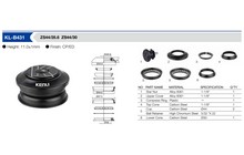 Рулевая колонка Kenli KL-B431 - дополнительное фото 1