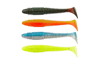 Виброхвост Lucky John Tioga Fat 4,5" 4 шт