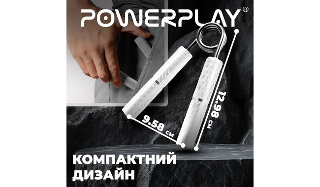 Еспандер кистьовий PowerPlay 4322 Hand Grip 112 кг - дополнительное фото 2