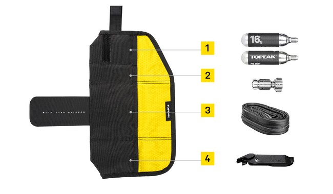 Сумка підсідельна Topeak Burrito Pack Slim - дополнительное фото 3