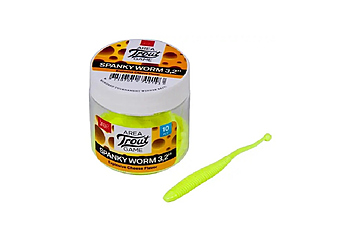 Слаг Lucky John Pro Series Spanky Worm 3,2" 10 шт