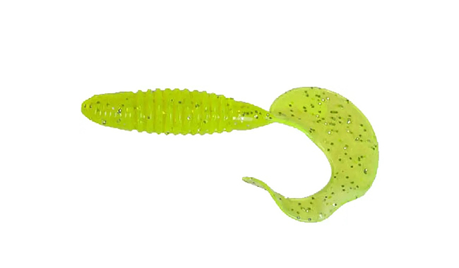 Твистер Lucky John Crusher Grub 4,5" 4 шт - фото 1