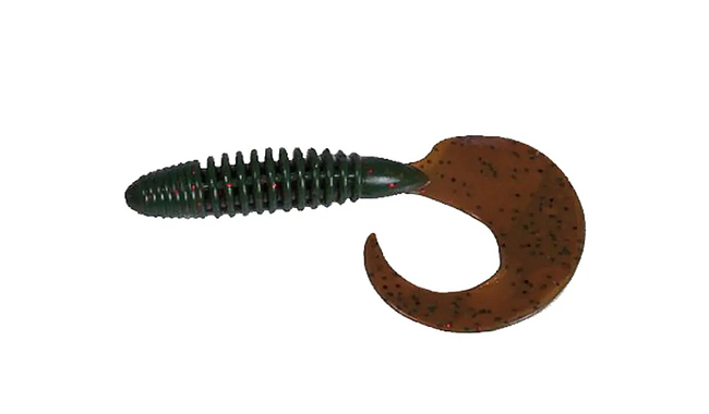 Твистер Lucky John Crusher Grub 4,5" 4 шт - фото 2