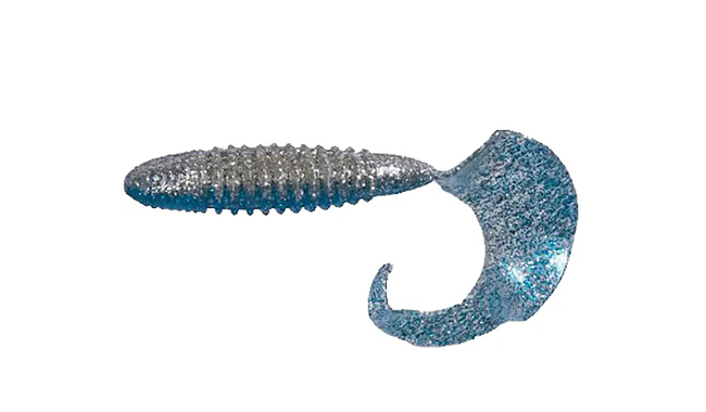 Твистер Lucky John Crusher Grub 4,5" 4 шт - фото 4