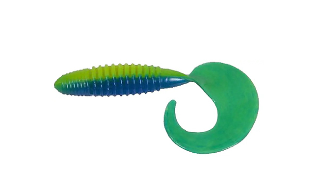 Твистер Lucky John Crusher Grub 4,5" 4 шт - фото 6
