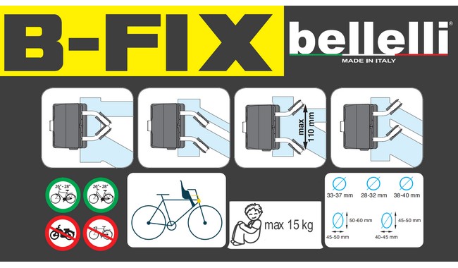 Детское велокресло Bellelli Freccia - дополнительное фото 10