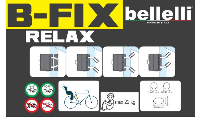 Детское велокресло Bellelli Mr Fox Relax - дополнительное фото 12