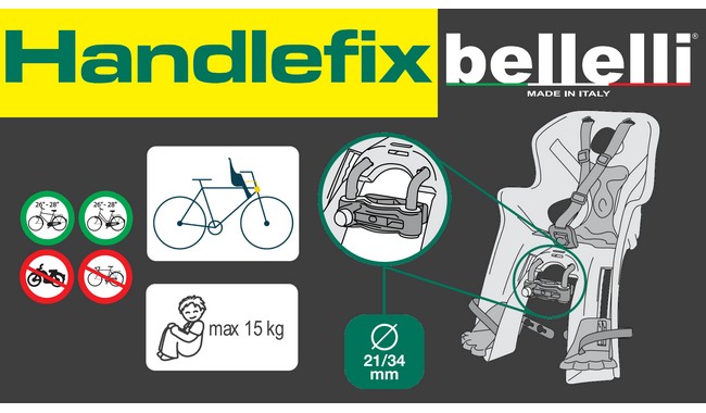 Детское велокресло Bellelli Tatoo - дополнительное фото 11