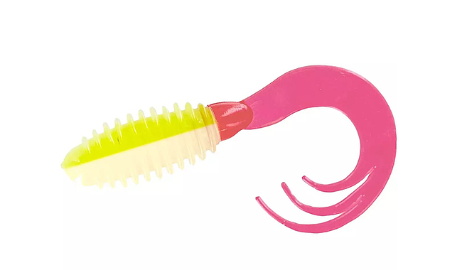 Твістер Big Bite Baits Ring Triple Tip Grub 2" 10 шт - фото 22