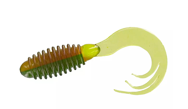 Твістер Big Bite Baits Ring Triple Tip Grub 2" 10 шт - фото 19