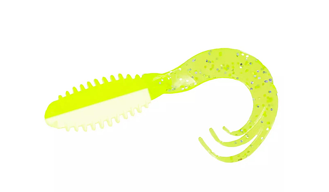 Твістер Big Bite Baits Ring Triple Tip Grub 2" 10 шт - фото 4