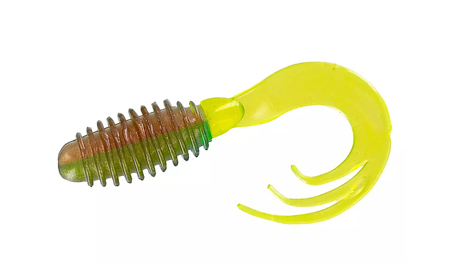 Твістер Big Bite Baits Ring Triple Tip Grub 2" 10 шт - фото 23