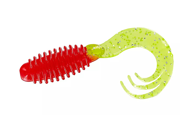 Твістер Big Bite Baits Ring Triple Tip Grub 2" 10 шт - фото 13
