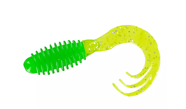 Твістер Big Bite Baits Ring Triple Tip Grub 2" 10 шт - фото 5