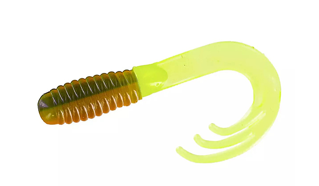 Твистер Big Bite Baits Triple Tip Grub 2" 10 шт - фото 7