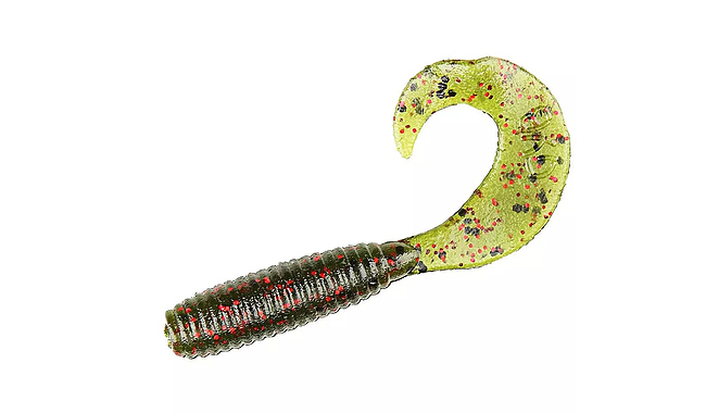 Твистер Gary Yamamoto Single Tail Grub 4" 20 шт - фото 7