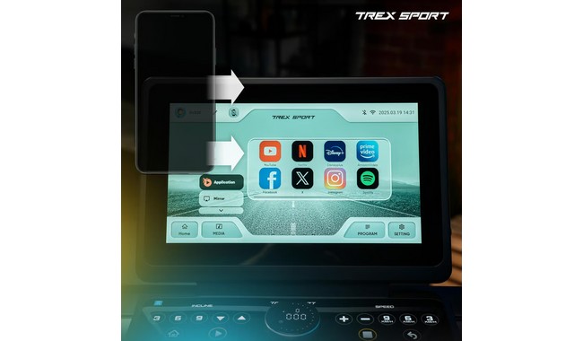 Беговая дорожка Trex Sport TX-1000TM PAVO - дополнительное фото 2