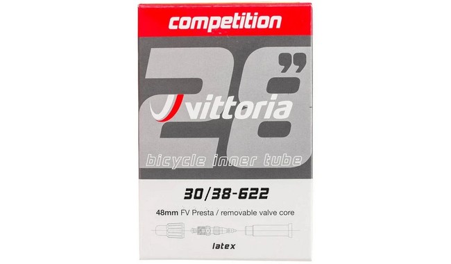 Камера 28" Vittoria Competition 700x30-38C Presta 48 мм - фото 1
