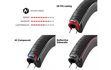 Покришка Vittoria Randonneur 700x40C Reflective - дополнительное фото 2