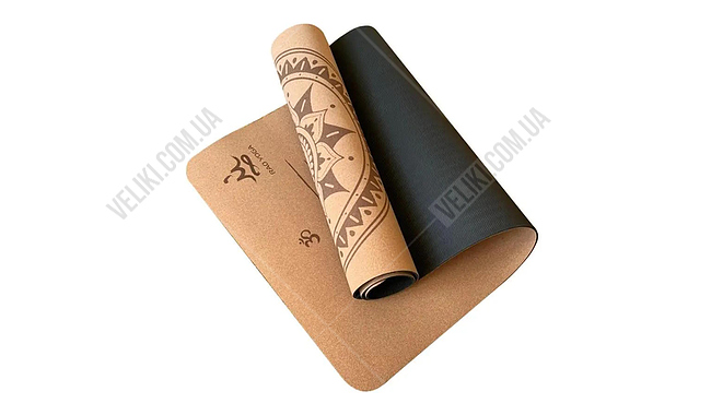 Килимок для йоги Rao Garuda Mandala 5 мм - дополнительное фото 1