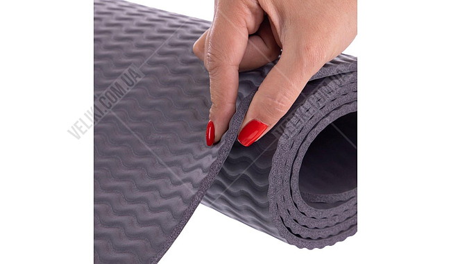 Коврик для фитнеса и йоги Zelart FI-2263 4 мм - дополнительное фото 3