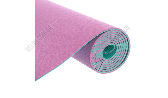 Килимок для фітнесу та йоги Zelart FI-1515 6 мм - дополнительное фото 1