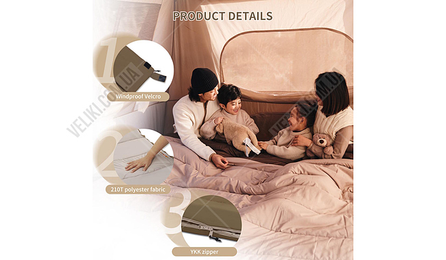 Спальный мешок Naturehike CNK2300019 200 см L - дополнительное фото 7