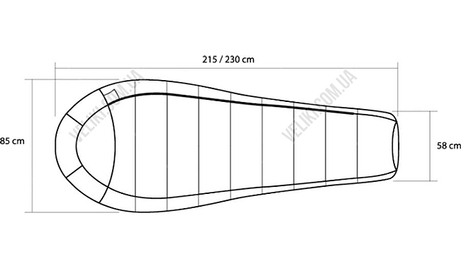 Спальний мішок Trimm Arktis 195 см R - дополнительное фото 1