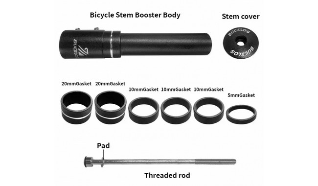 Удлинитель штока вилки Bucklos 105 мм - дополнительное фото 1