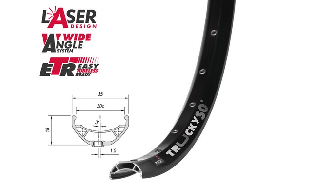 Обод Mach1 Trucky 30 27.5" 32H - дополнительное фото 1