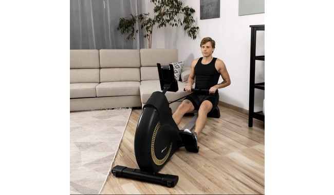 Гребной тренажер Hop-Sport HS-095R Spike Gold - дополнительное фото 2