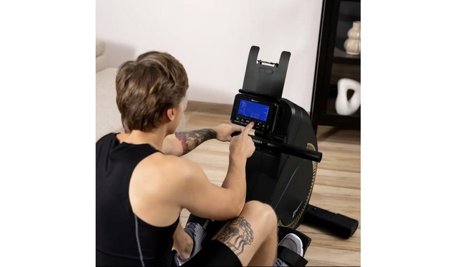 Гребной тренажер Hop-Sport HS-095R Spike Gold - дополнительное фото 3