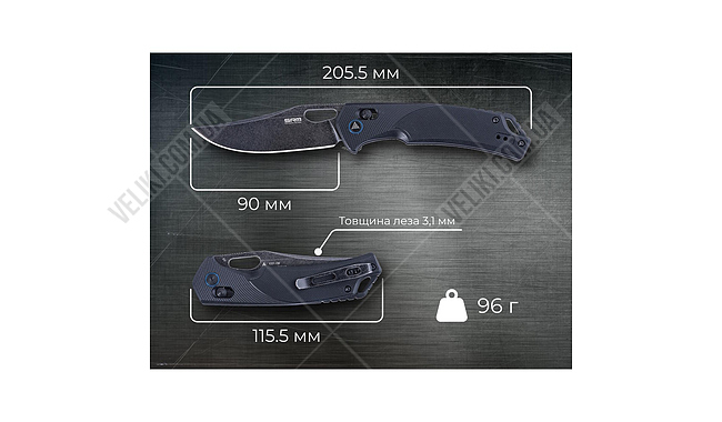 Нож Sanrenmu Retriever 9201-G - дополнительное фото 5