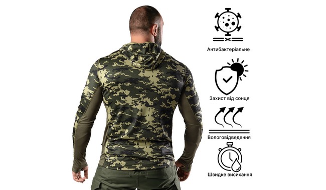 Термофутболка Camotec Chiton Air Hood - дополнительное фото 2