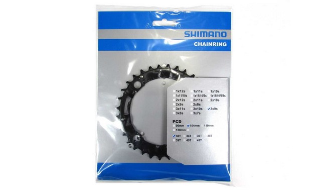 Зірка шатуна Shimano Deore FC-M480 32T - дополнительное фото 1