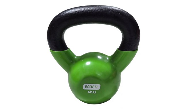 Гиря EcoFit MD 2201 4кг PVC+Iron - фото 1