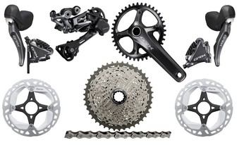 Групсет Shimano GRX RX810 40T / 172.5 мм / 11-42T