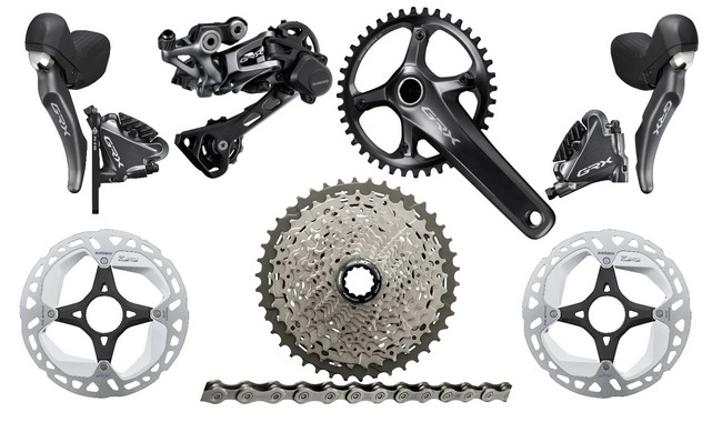 Група Shimano GRX RX810 40T / 172.5 мм / 11-42T - фото 1