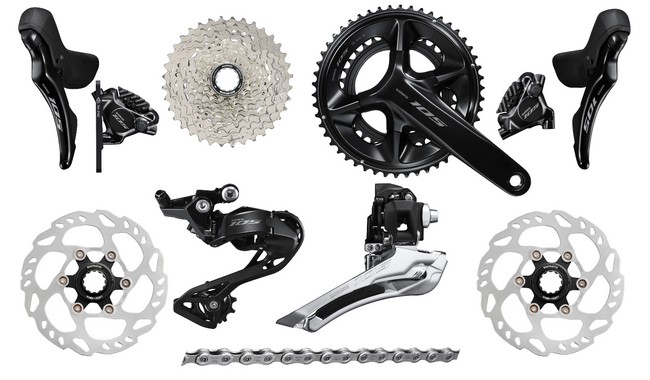 Групсет Shimano 105 R7120 34-50T / 172.5 мм / 11-36T - фото 1