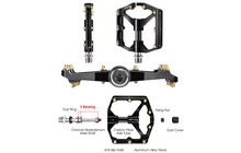 Педали West Biking Ultralight 3 Bearing - дополнительное фото 1