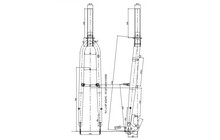 Вилка FSD Straight Long 26" ST 1-1/8" - дополнительное фото 1