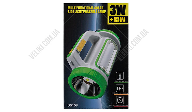 Ліхтар X-Balog WH-D5158 - дополнительное фото 3